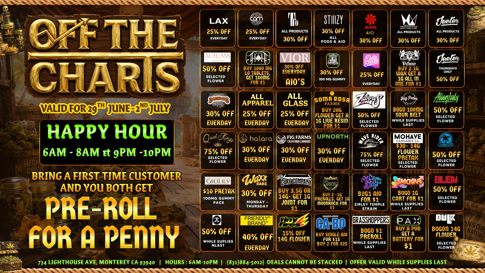 Off The Charts - Monterey 🤠🎉 Gift the Deals Are Here! 🎉🌵