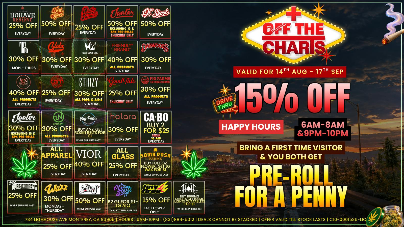 Off The Charts - Monterey 🌴🔥 MONTEREY DEALS ARE LIGHTING UP! 🔥🌴