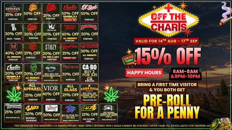 Off The Charts - Monterey 🌴🔥 MONTEREY DEALS ARE LIGHTING UP! 🔥🌴