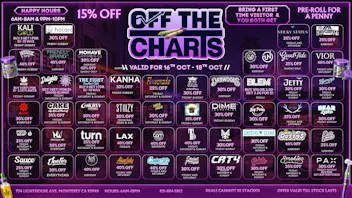 Off The Charts - Monterey 🎃👻 Spooktacular Deals From Beyond the Haze 💨🕸️