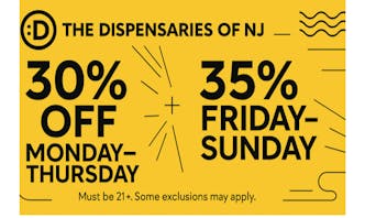 The Dispensaries of NJ - Union September All Day Happy Hour