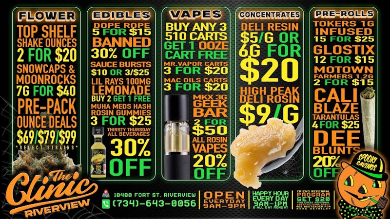 The Clinic - Riverview The Clinic Riverview Spooktacular Deals