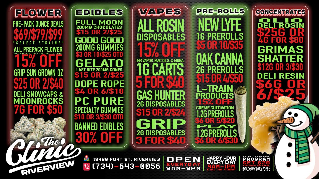 The Clinic - Riverview The Clinic Riverview Holiday Deals