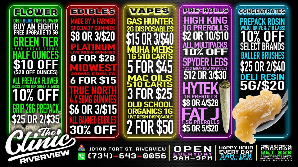 The Clinic - Riverview The Clinic Riverview Weekly Deals