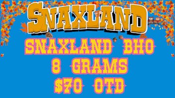 Snaxland - Boulder BHO 8grams for $70 out the door!