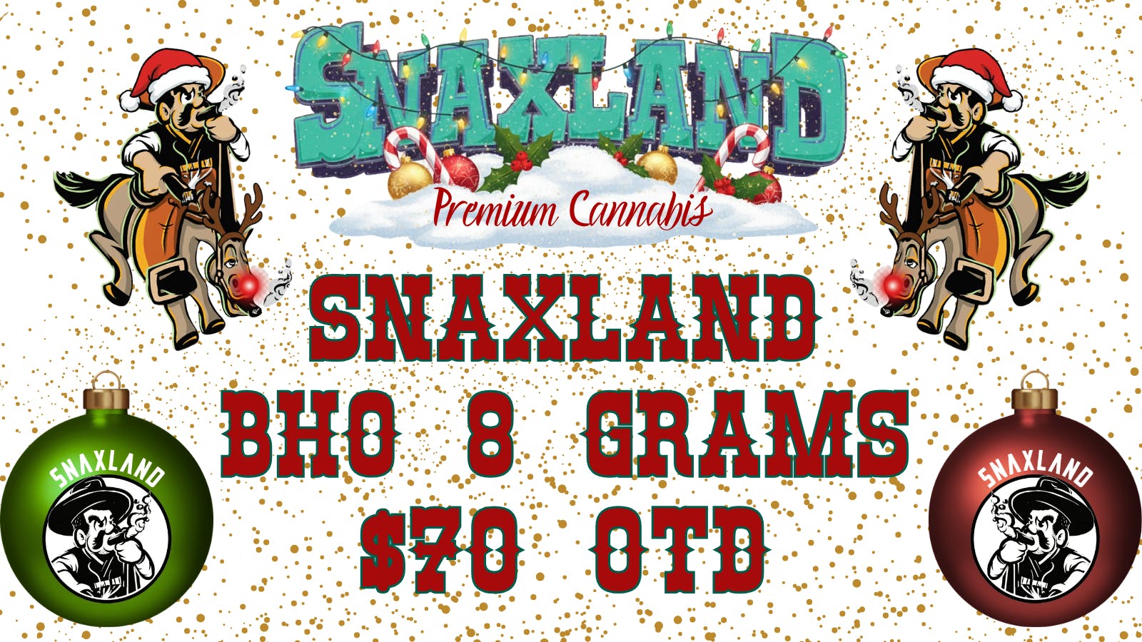 Snaxland - Boulder BHO 8grams for $70 out the door!