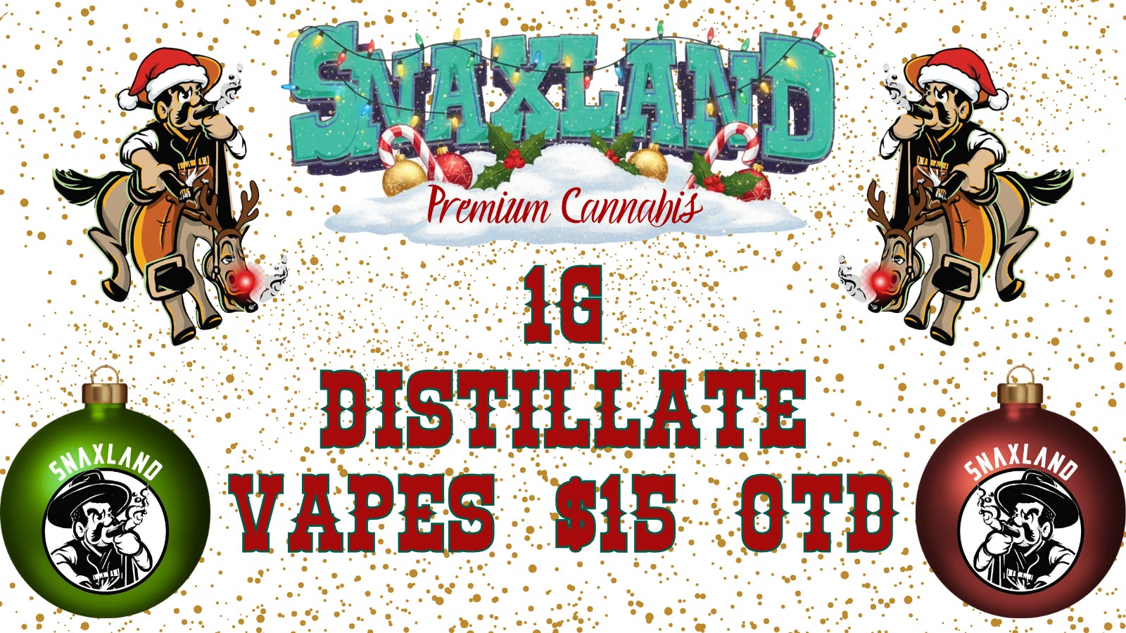 Snaxland - Berkeley $15 Distillate Vapes!