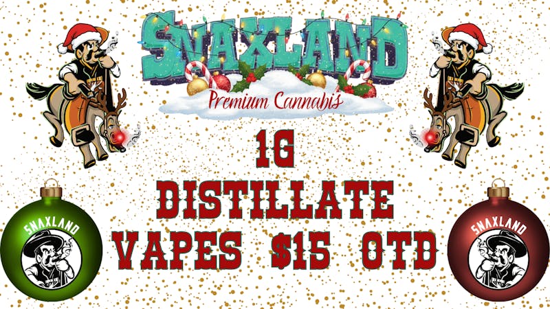 Snaxland - Boulder $15 Distillate Vapes!