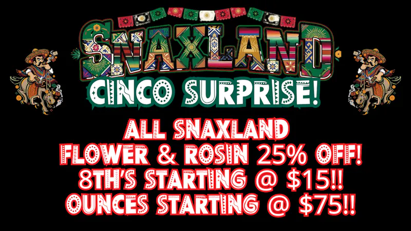 Snaxland Colorado Springs 25% OFF Cinco Suprise!