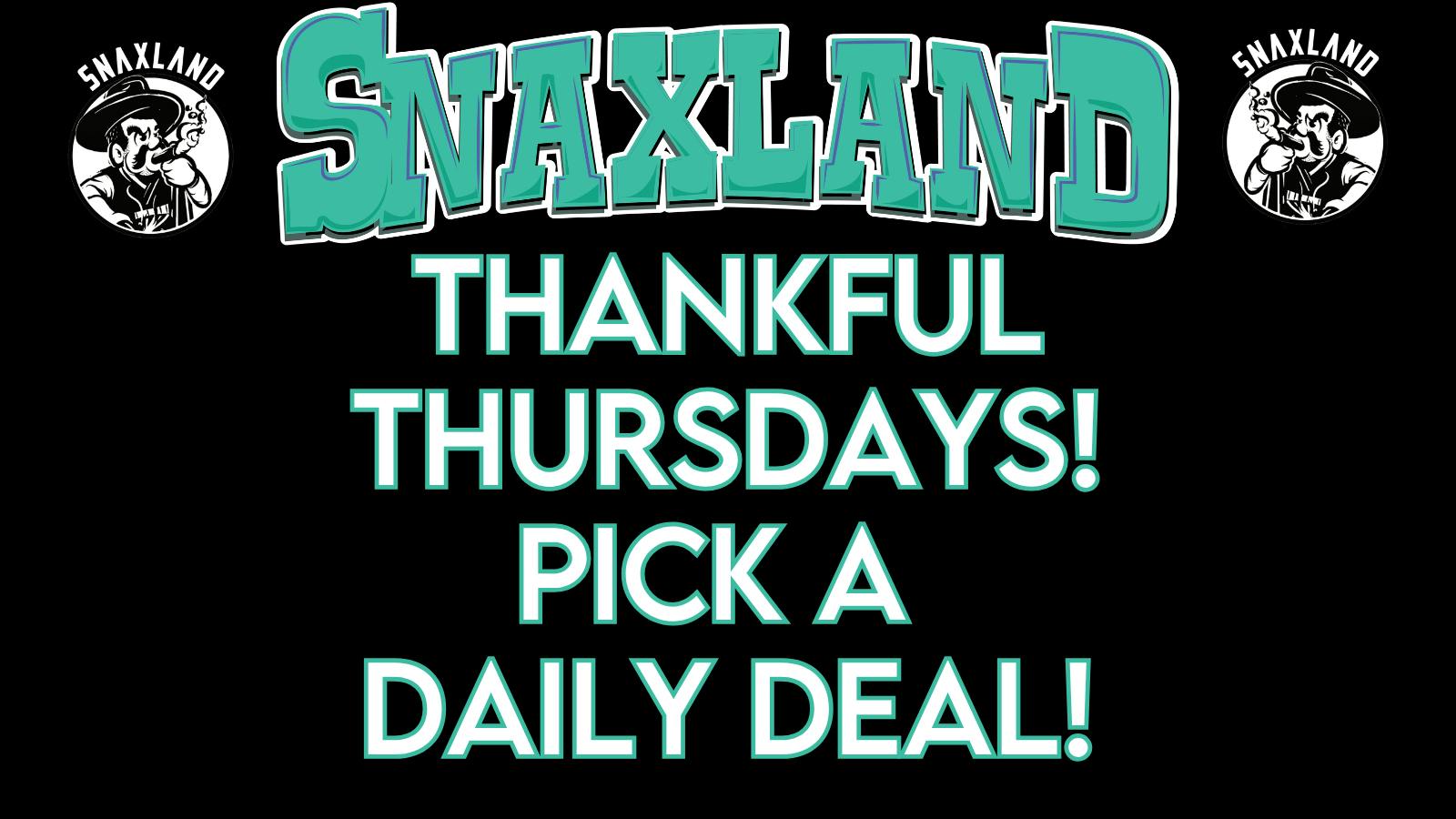 Snaxland - Boulder Thankful Thursdays!