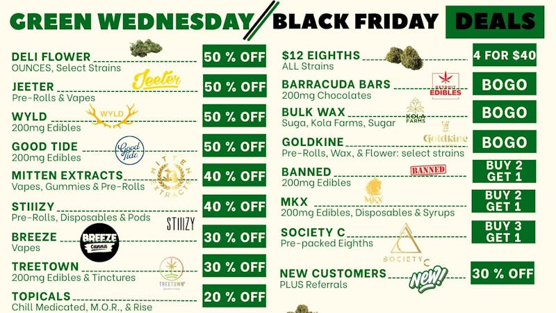 Ultra Cannabis - Recreational & Medical 💚 GREEN WEDNESDAY/BLACK FRIDAY🖤
