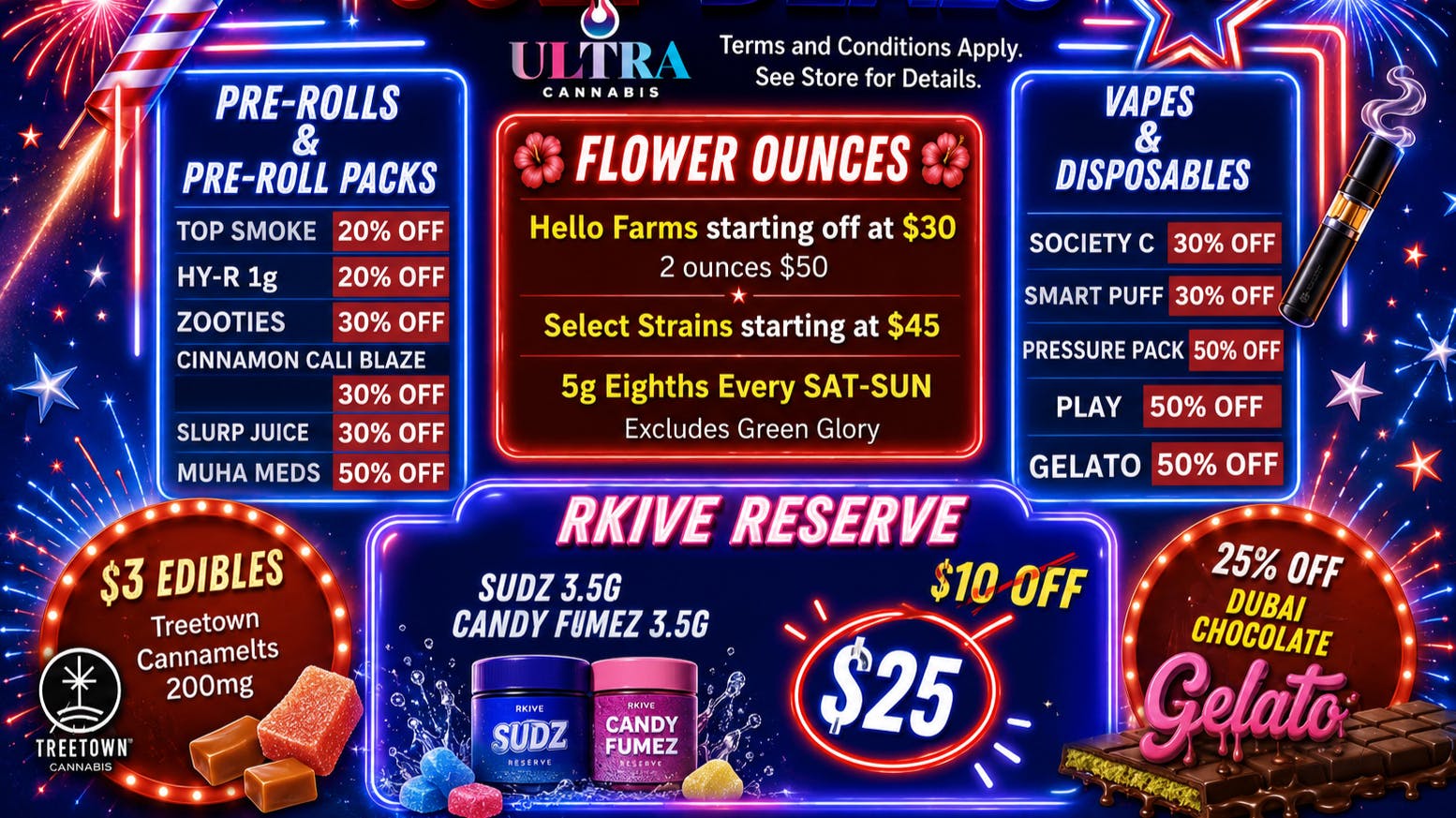 Ultra Cannabis - Recreational 🎆 July Deals Are Here | Save Up to 50% OFF All Mo