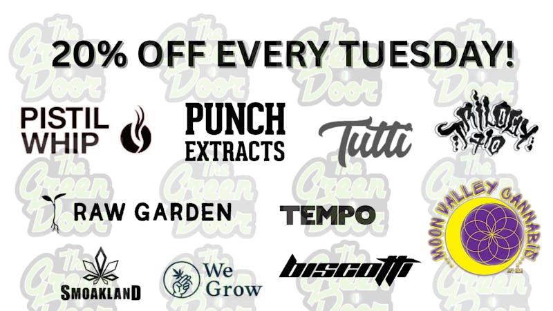 Green Door San Francisco 🔥 Terpy Tuesday - 20% off all Concentrates