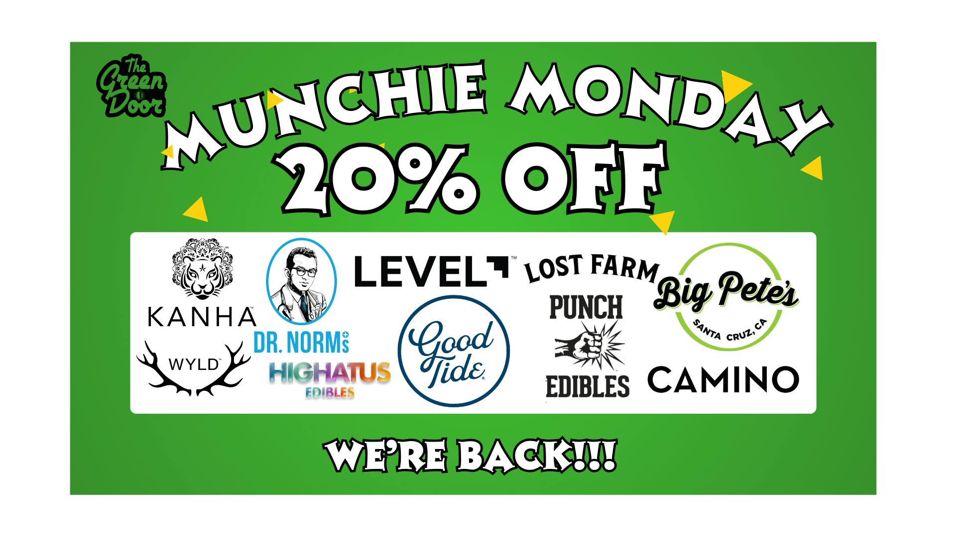 Green Door San Francisco MUNCHIE MONDAY DEAL$