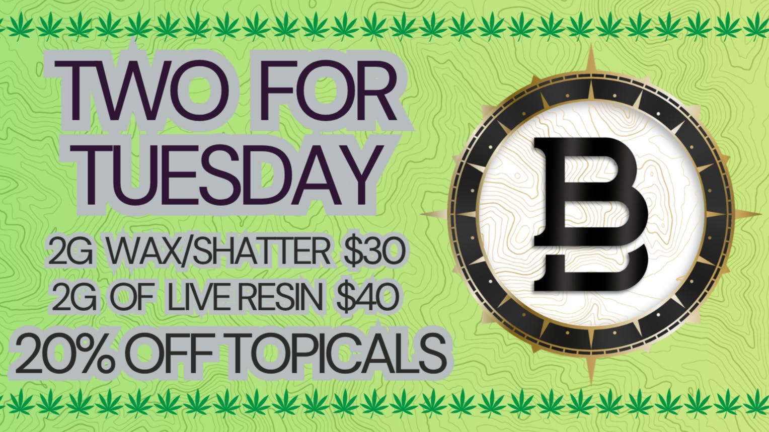 Boulder Built 2 For Tuesday & Topical Tuesday