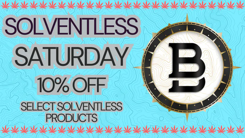 Boulder Built Solventless Saturday