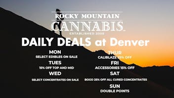 Rocky Mountain Cannabis - Denver DENVER DAILY DEALS!