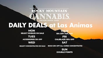 Rocky Mountain Cannabis - Las Animas LAS ANIMAS DAILY DEALS!