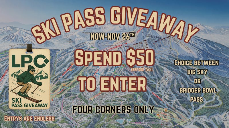 Lone Peak Cannabis Co. Four Corners Win a Ski Pass @ Four Corners ONLY!