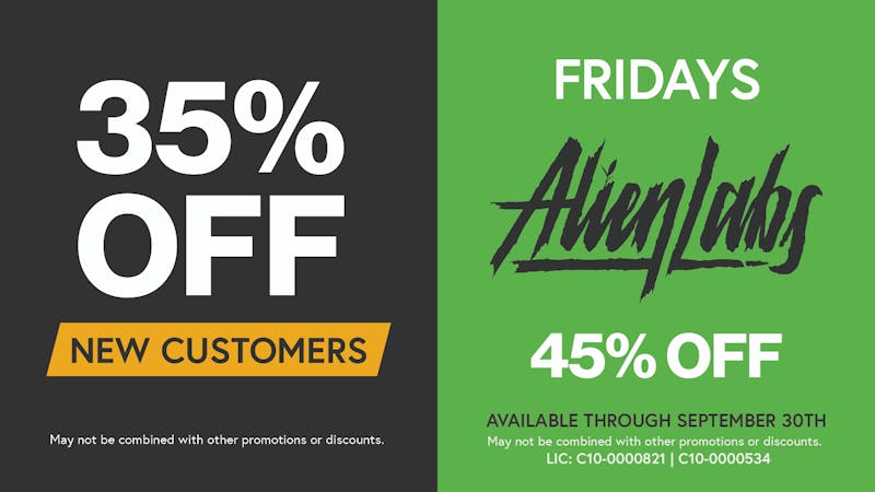 Club420 - Dixon 35% OFF 1ST VISIT/45% OFF ALIEN LABS