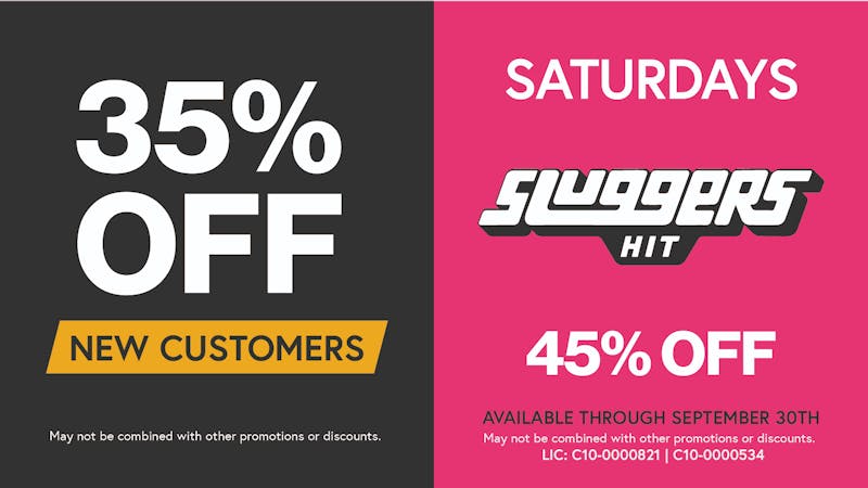 Club420 - Dixon 35% OFF 1ST VISIT/45% OFF SLUGGERS