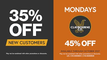 Club420 - Dixon 35% OFF 1ST VISIT/45% OFF CLAYBOURNE CO.
