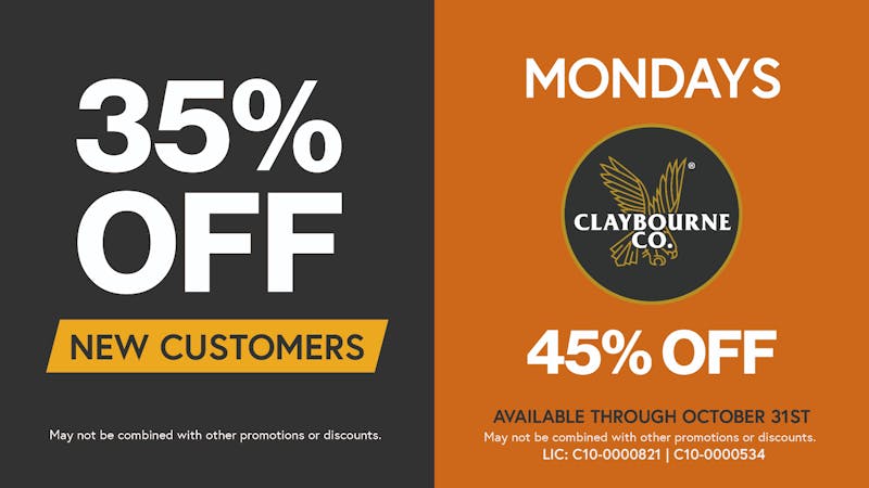 CLUB420 - Davis 35% OFF 1ST VISIT/45% OFF CLAYBOURNE CO.