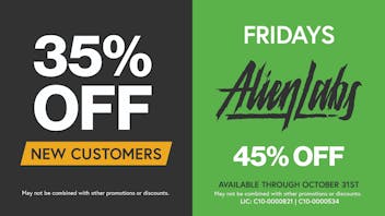 CLUB420 - Davis 35% OFF 1ST VISIT/45% OFF ALIEN LABS