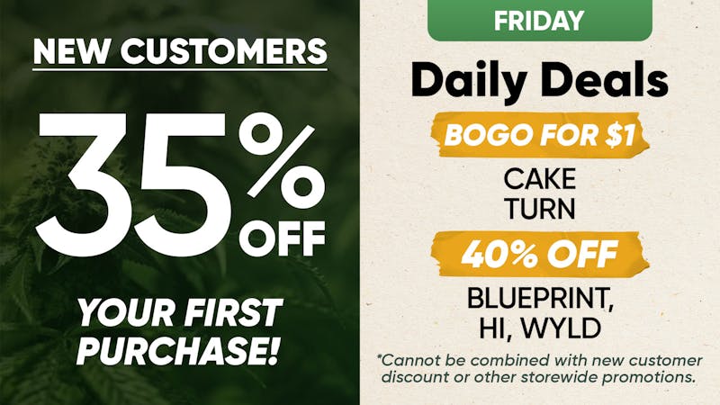 CLUB420 - Davis 35% OFF 1ST VISIT/50% OFF DEALS