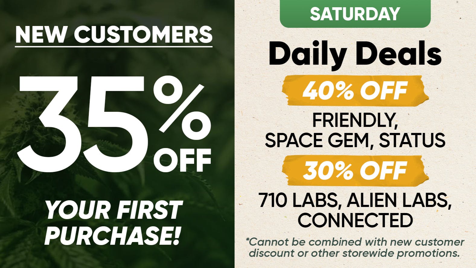 CLUB420 - Davis 35% OFF 1ST VISIT/50% OFF DEALS!