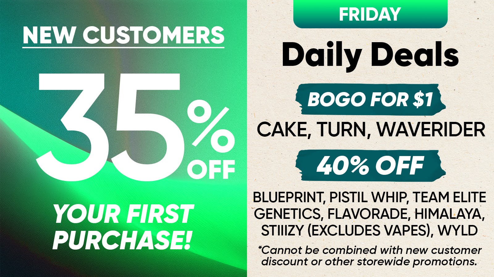 CLUB420 - Davis 35% OFF 1ST VISIT/50% OFF DEALS