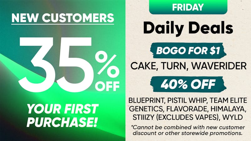 CLUB420 - Davis 35% OFF 1ST VISIT/50% OFF DEALS