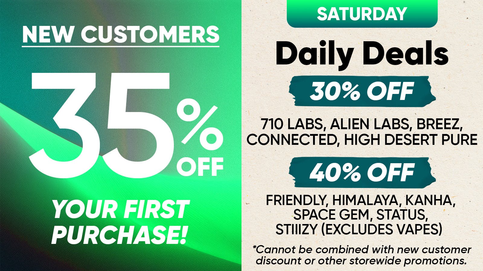 CLUB420 - Davis 35% OFF 1ST VISIT/50% OFF DEALS