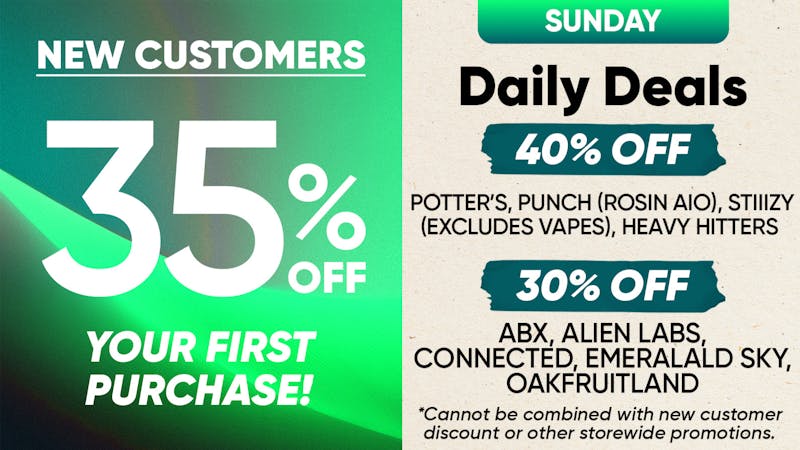 CLUB420 - Davis 35% OFF 1ST VISIT/50% OFF DEALS