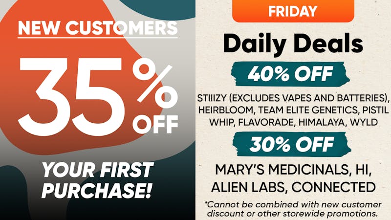 CLUB420 - Davis 35% OFF 1ST VISIT/50% OFF DEALS