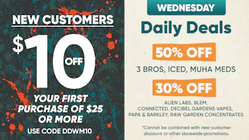 The Artist Tree - Dixon $10 First Time Customer (Weedmaps)