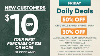 The Artist Tree Dispensary Fresno Shaw $10 First Time Customer (Weedmaps)