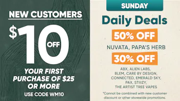 The Artist Tree Dispensary Oxnard $10 First Time Customer (Weedmaps)