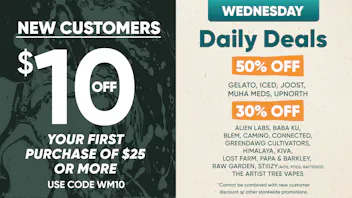 The Artist Tree Dispensary Laguna Woods $10 First Time Customer (Weedmaps)