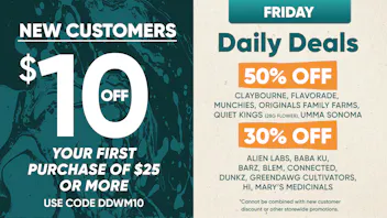 The Artist Tree - Dixon $10 First Time Customer (Weedmaps)