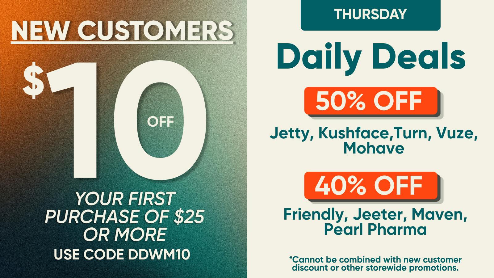 The Artist Tree - Davis $10 First Time Customer (Weedmaps)