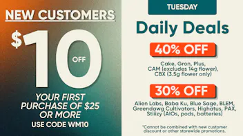 The Artist Tree Dispensary Fresno Shaw $10 First Time Customer (Weedmaps)