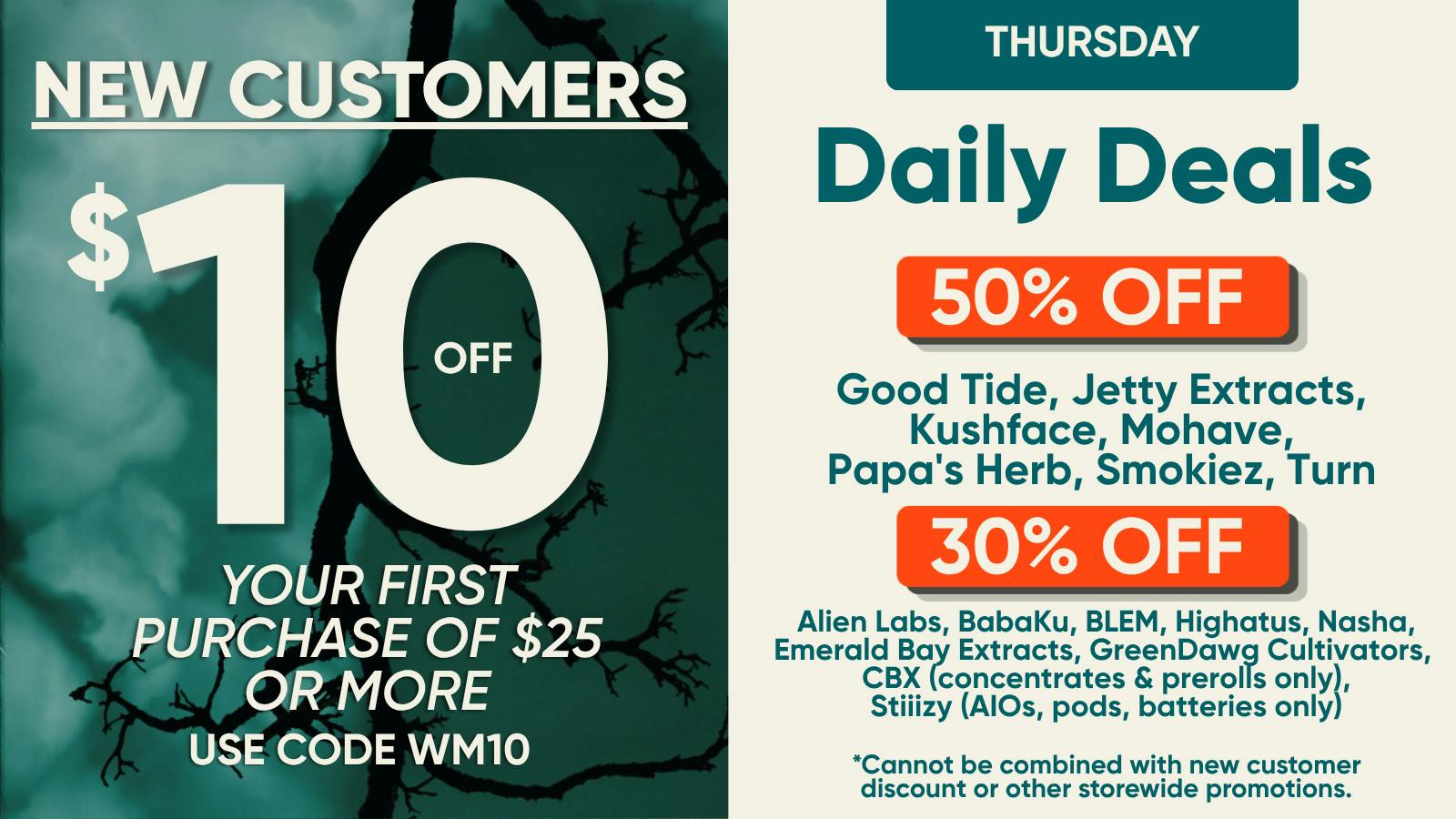 The Artist Tree Dispensary El Sobrante $10 First Time Customer (Weedmaps)