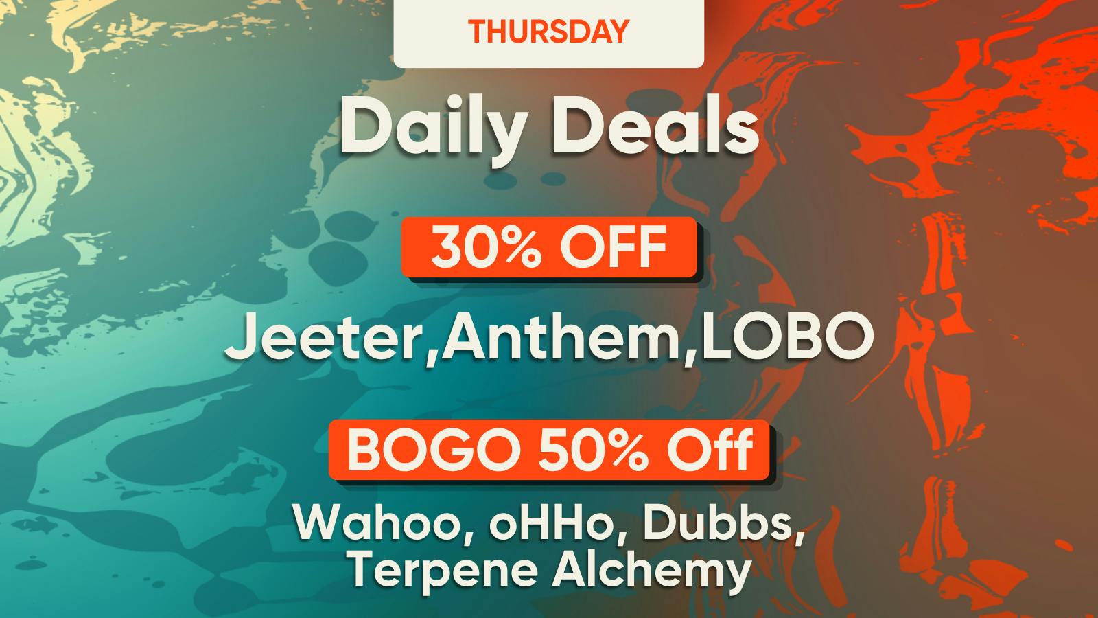 The Artist Tree Dispensary Farmingdale Thursday Daily Deals