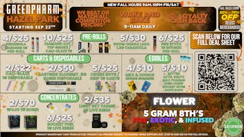 Green Pharm - Hazel Park - Recreational 🥳50% OFF First Time Customers!🥳