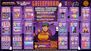 Green Pharm Iron River - Rec - Now Open! 👻🎃Pumpkin Design Contest!!🎃👻