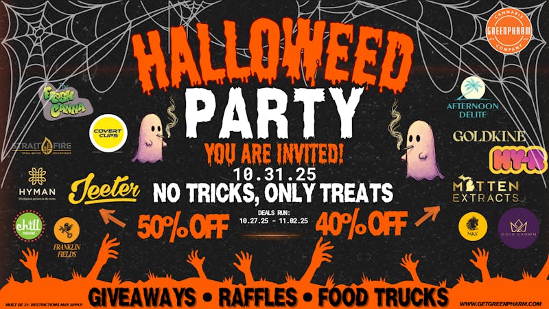 Green Pharm - Mancelona -Recreational 👻🎃Halloweed Party!!🎃👻