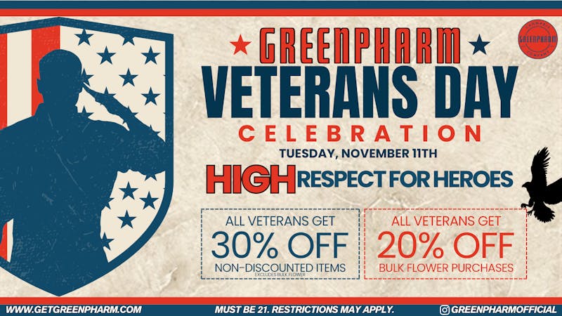 Green Pharm - Hazel Park - Recreational Happy Veterans Day!🫡🫡