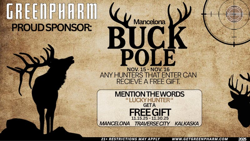 Green Pharm - Mancelona -Recreational 🦌🦌BUCK POLE🦌🦌