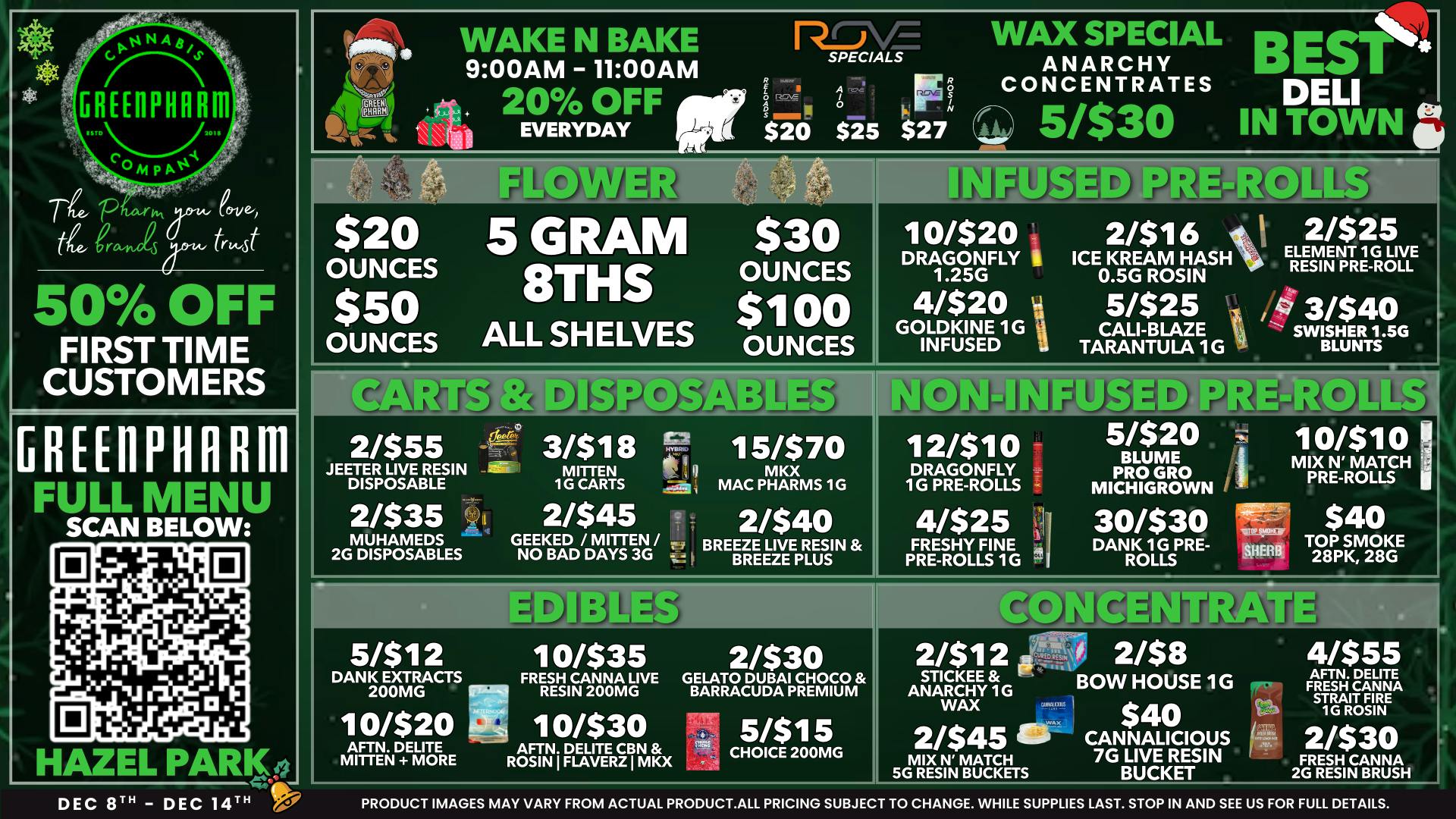 Green Pharm - Hazel Park - Recreational 🎉🥳50% OFF First Time Customers!🥳🎉